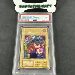 YuGiOh Three-Legged Zombies Secret Ultra Rare PSA 9 Japanese LIMITED KAIBA PACK - Image 1