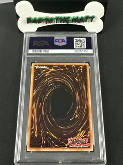 2003 Yu-Gi-Oh! PSA 9 Horn of Heaven TP3-005 Super Rare Tournament Pack 3 MINT - Image 2