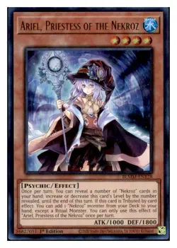 Yugioh Ariel, Priestess of the Nekroz #BLMM-EN128 Ultra Rare NM - Image 1