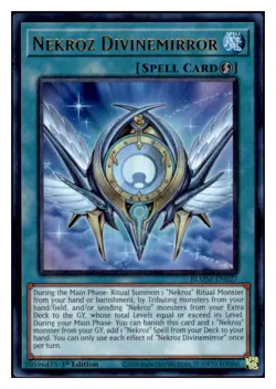 Yugioh Nekroz Divinemirror #BLMM-EN027 Ultra Rare NM - Image 1