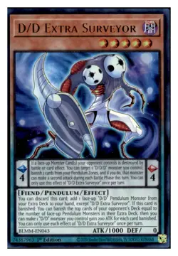 Yugioh D/D Extra Surveyor #BLMM-EN043 Ultra Rare NM - Image 1