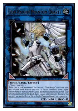 Yugioh Gem-Knight Phantom Quartz #BLMM-EN156 Ultra Rare NM - Image 1