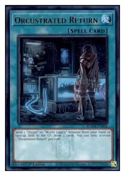 Yugioh Orcustrated Return #BLMM-EN096 Ultra Rare NM - Image 1