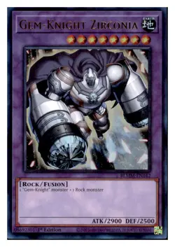 Yugioh Gem-Knight Zirconia #BLMM-EN142 Ultra Rare NM - Image 1