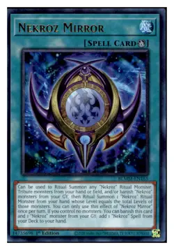 Yugioh Nekroz Mirror #BLMM-EN165 Battles of Legend: Monster Mayhem Ultra Rare NM - Image 1