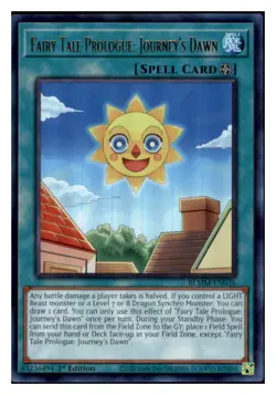 Yugioh Fairy Tale Prologue: Journey's Dawn #BLMM-EN036 Ultra Rare NM - Image 1