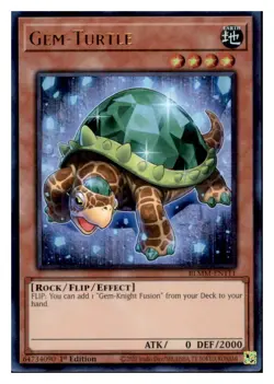 Yugioh Gem-Turtle #BLMM-EN111 Battles of Legend: Monster Mayhem Ultra Rare NM - Image 1