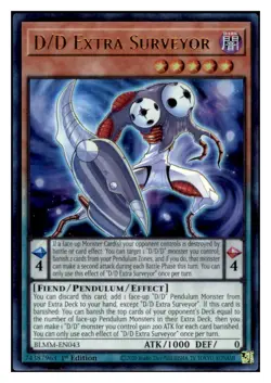Yugioh D/D Extra Surveyor #BLMM-EN043 Ultra Rare NM - Image 1