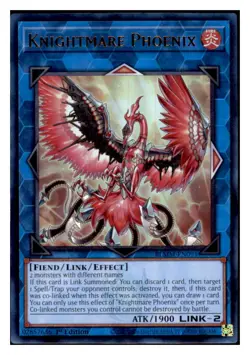 Yugioh Knightmare Phoenix #BLMM-EN091 Ultra Rare NM - Image 1
