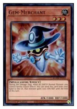 Yugioh Gem-Merchant #BLMM-EN109 Battles of Legend: Monster Mayhem Ultra Rare NM - Image 1