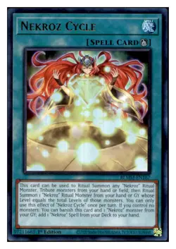 Yugioh Nekroz Cycle #BLMM-EN167 Ultra Rare NM - Image 1