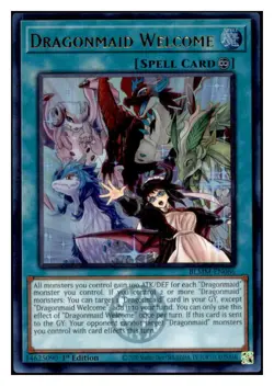 Yugioh Dragonmaid Welcome #BLMM-EN066 Ultra Rare NM - Image 1