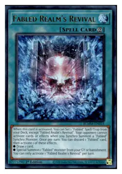 Yugioh Fabled Realm's Revival #BLMM-EN015 Ultra Rare NM - Image 1