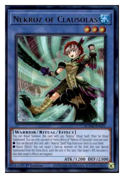 Yugioh Nekroz of Clausolas #BLMM-EN131 Ultra Rare NM - Image 1