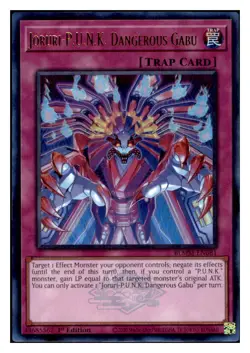 Yugioh Joruri-P.U.N.K. Dangerous Gabu #BLMM-EN081 Ultra Rare NM - Image 1