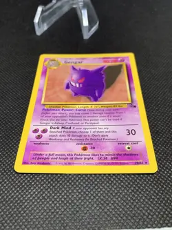 GENGAR - Pokemon: Fossil Unlimited - Rare 20/62 - Non Holo NM - Image 3