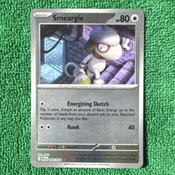 Pokemon TCG Me02: Phantasmal Flames 080/094 Smeargle Reverse Holo 80 HP Hook - Image 1