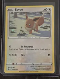 Pokemon Eevee SWSH190 SWSH: Sword & Shield Promo Holo 60 HP Eng - Image 1