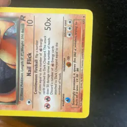Pokemon TCG Dark Charizard Holo Rare - Image 5