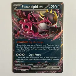 Pokemon Tcg Fezandipity Ex 142/217 Ascended Heroes English NM Single! - Image 1