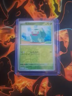 POKEMON: SCARLET & VIOLET— 151 (REVERSE HOLO) - BULBASAUR 001/165 - Image 1