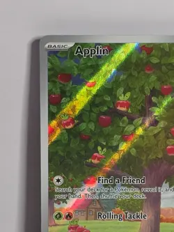 Applin 185/167 Illustration Rare Sv06 Twilight Masquerade Ultra Rare Pokemon TCG - Image 2