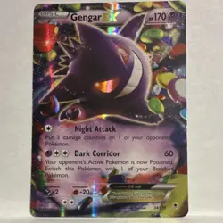 The Pokemon Company Gengar EX 34/119 XY-Phantom Forces Ultra Rare Holo 170HP - Image 1