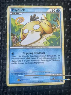 Psyduck Common Triumphant 74/102 Pokemon TCG English LP Free Shipping - Image 1
