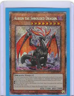 Albion The Shrouded Dragon RA05-EN019 - Starlight Rare - Mint - Yugioh - Image 1