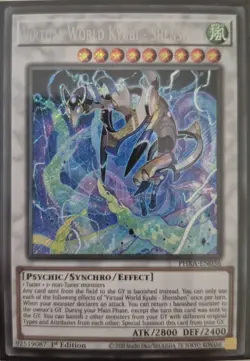 YuGiOh Virtual World Kyubi - Shenshen Secret Rare 1st Edition PHRA-EN036 - Image 1