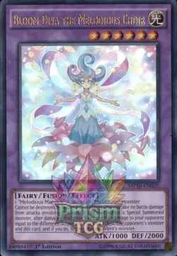 1st ed Bloom Diva the Melodious Choir ultra rare MP16-EN020 Yugioh - Image 1