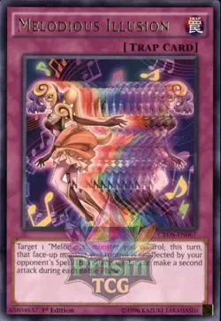 1st ed Melodious Illusion rare CROS-EN067 Yugioh - Image 1