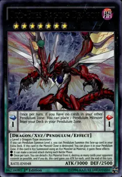 Odd-Eyes Raging Dragon - Ultra Rare 1st Edition RATE-EN048 - NM - YuGiOh - Image 1