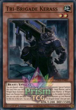 1st ed Tri-Brigade Kerass super rare PHRA-EN007 Yugioh - Image 1