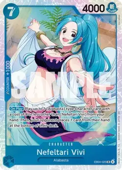 EB04-025 Nefeltari Vivi English SR One Piece TCG Card Game - Image 2