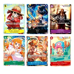 One Piece McDonald's Promo Card Pack SEALED Nami Luffy Shanks Japanese Exclusive - Image 1