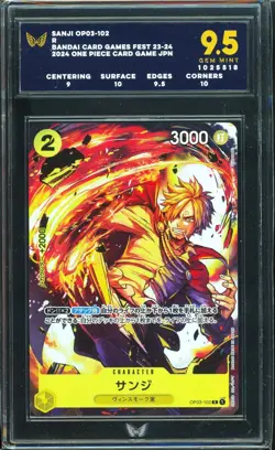 ARK 9.5 - 2024 Bandai Card Games Fest 23-24 One Piece Card Game JPN Sanji OP03 - Image 1