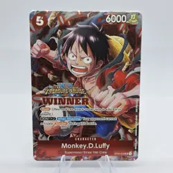 One Piece Monkey. D. Luffy ST01-012 Winner Treasure Cruise Promo Vol. 5 ENG NM - Image 2