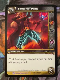 World of Warcraft TCG Promo Gladiators Crafted 1/3 Battlecast Pants - Image 1