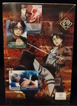 Attack On Titan Volume 1 Booster Box Sealed Weiss Schwarz - Image 2