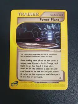 Pokemon Card Trainer Power Plant 139/147 Aquapolis Uncommon WOTC - Image 1