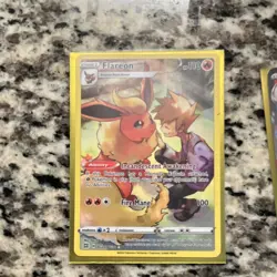 Pokemon TCG Holo Card Lot - Eevee, Flareon, Mega Charizard X (3 Cards) - Image 2