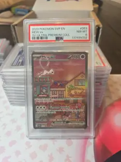 2023 Pokemon SVP en Mew EX 053 BSP 151 Ultra Premium Coll Promo Card PSA 8 - Image 2