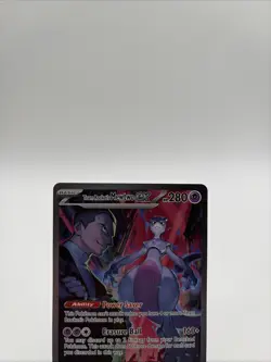 Team Rockets Mewtwo EX Special Illustration Card 231/182 Sv10: Destined Rivals - Image 2