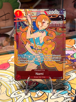 Nami OP01-016 English Version 1st Anniversary Promo One Piece Card English - Image 1