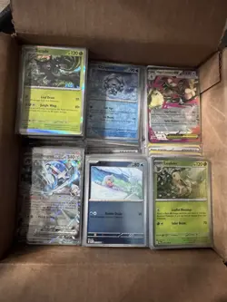 Random Box of Base and Holo and EX Pokemon. Some Sleeved. All Cards Included - Image 1