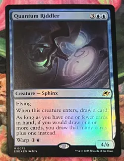 Magic The Gathering Quantum Riddler Foil Card #72 - Image 1