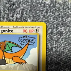 VINTAGE Dragonite TCG 5 Black Star Pokemon The First Movie 1999 Promo Card MP - Image 3