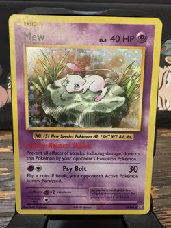 Mew XY Evolutions 53/108 Holo Pokemon Card 2016 - Image 1