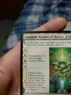 Summon: Knights of Round Final Fantasy Magic the Gathering Card M-0036 - Image 3
